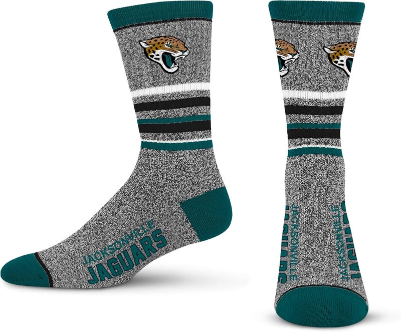 FBF Store For Bare Feet Men's NFL 5 Star Marbled Crew Sock, 1 Pair - Image 1